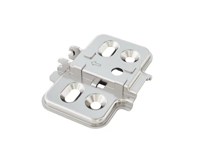 PÁNTALÁTÉT FDS C82 KLIPPES, 0 mm QUATTRO RÖGZÍTÉSES CSAVAR NÉLKÜL NIKKEL