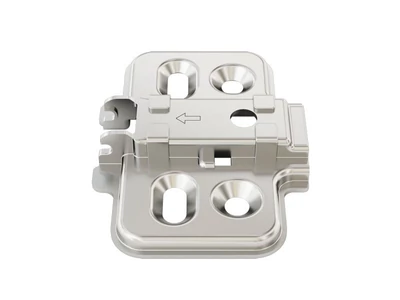 PÁNTALÁTÉT FDS C82 KLIPPES, 0 mm QUATTRO RÖGZÍTÉSES CSAVAR NÉLKÜL NIKKEL