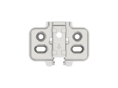 PÁNTALÁTÉT FDS C82 KLIPPES, 0 mm QUATTRO RÖGZÍTÉSES CSAVAR NÉLKÜL NIKKEL