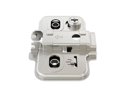 PÁNTALÁTÉT FDS C82 KLIPPES EXCENTERES, 0 mm CSAVARRAL NIKKEL