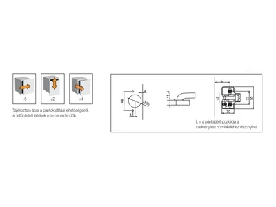 BÚTORPÁNT HOME BOX HB-203 +30 CSILLAPÍTOTT FÉLIGRÁÜTŐDŐ PÁNT+ALÁTÉT NORMÁL NIKKEL