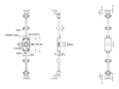 CL BÚTORZÁR 760-CL2 FORGÓRÚDZÁR 76x37mm +2m RÚD NIKKEL
