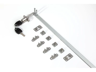 BÚTORZÁR HB LOCKS HB-08 KÖZPONTI FIÓKZÁR ELÖLRŐL ZÁRHATÓ NIKKEL