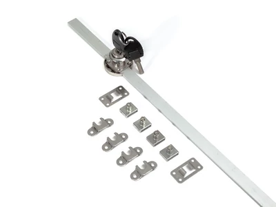 BÚTORZÁR HB LOCKS HB-09 KÖZPONTI FIÓKZÁR OLDALRÓL ZÁRHATÓ NIKKEL