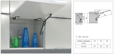 FDS FELNYÍLÓ FDS TSE FELNYÍLÓ VASALAT 1,6-5,9kg-ig NIKKEL