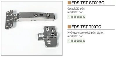 Forest FDS FELNYÍLÓ FDS TST ST00BG ÖSSZEKÖTŐ PÁNT NIKKEL - 10003337395
