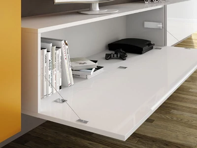 LENYÍLÓ VASALAT LINK UAQ335 CSILLAPÍTOTT 250-480mm; 3,4-7,6kg-ig FEHÉR-NIKKEL