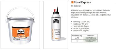 Forest DISZPERZIÓS RAGASZTÓ PONAL EXPRESS 5 kg FEHÉR - 10005290111