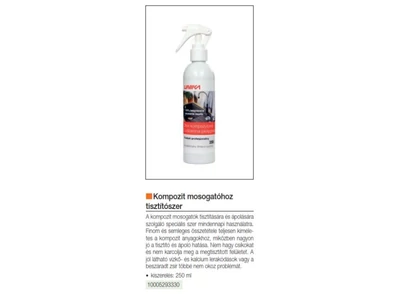 TISZTÍTÓSZER KOMPOZIT MOSOGATÓHOZ SZÓRÓFEJES 250ml