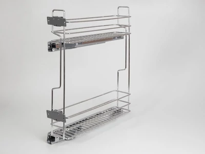 BELSŐ FÉMRÁCS 2104SY/15-50 OLDALLAPRA SZERELHETŐ CSILLAPÍTOTT KIHÚZHATÓ POLC 110x535x510mm KRÓM