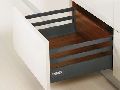 FDS DUPLAFALÚ FÉM FIÓKOLDAL FDS-CLASSIC PO D PUSH OPEN  350mm H210 40kg ANTRACIT