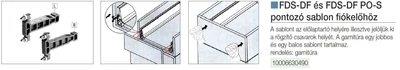Forest FDS DUPLAFALÚ FÉM FIÓKOLDAL FDS PONTOZÓ SABLON FIÓKELŐHÖZ SZÜRKE - 10006630490