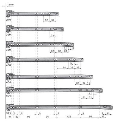 FÉM FIÓKOLDAL FDS-FF 150x300mm FEHÉR