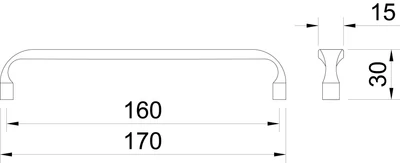 BÚTORFOGANTYÚ 2440-170ZN28 ANTIKOLT EZÜST