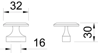 BÚTORFOGANTYÚ 2439-32 ZN28 ANTIKOLT EZÜST