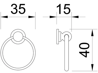 BÚTORFOGANTYÚ 2499-40 ZN10 ANTIKOLT BRONZ