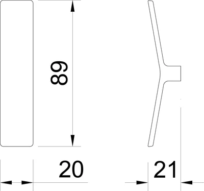 BÚTORFOGANTYÚ 410/32 VILÁGOS KRÓM