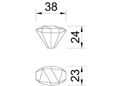 BÚTORFOGANTYÚ E085-16 MATT NIKKEL