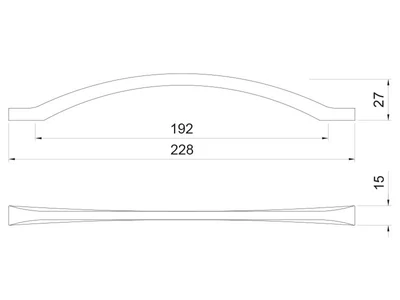 BÚTORFOGANTYÚ A030-192 MATT KRÓM