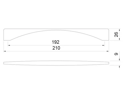 BÚTORFOGANTYÚ A032-192 MATT KRÓM