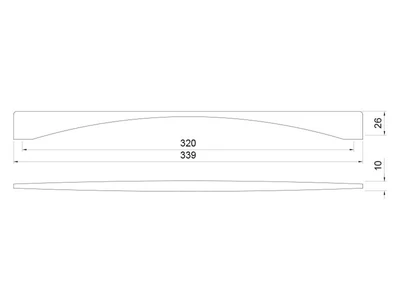BÚTORFOGANTYÚ A032-320 FEKETE