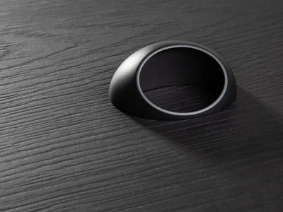 BÚTORFOGANTYÚ E103-32 MM MATT FEKETE