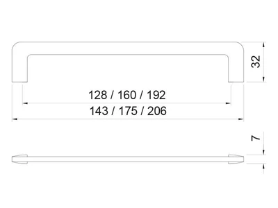 BÚTORFOGANTYÚ E110-128 FEKETE
