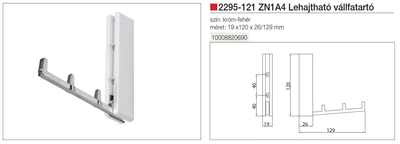 FOGAS 2295-121 ZN1A4 . KRÓM-FEHÉR
