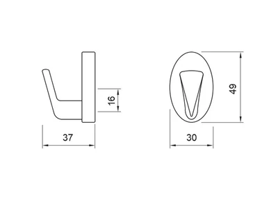 FOGAS E1045 MATT KRÓM