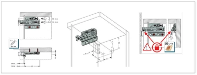 SZEKRÉNY FÜGGESZTŐ 704 15 ZV VIDX ANTI-DROP CINK