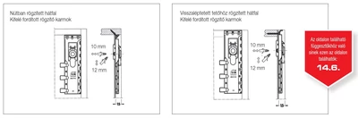 SZEKRÉNY FÜGGESZTŐ 816-OS VASALAT BALOS 148×53,5×19 mm HORGANYZOTT