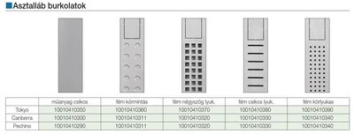 Forest IRODAI ASZTALLÁB BETÉT TOKYO 582mm RAL9006 CSÍKOS LYUKAS ALUMÍNIUM - 10010410380