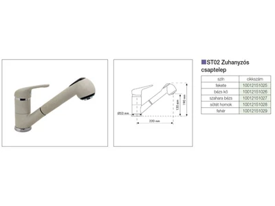 GRAWA CSAPTELEP GRAWA ST02N CSAPTELEP . FEKETE