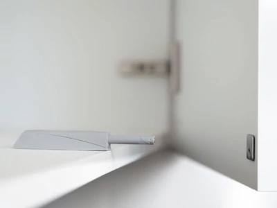 SZERELVÉNYEK HOME BOX PUSH OPEN CSAPPANTYÚ MÁGNESES+KÜLSŐ ADAPTER+CSAVAROK SZÜRKE