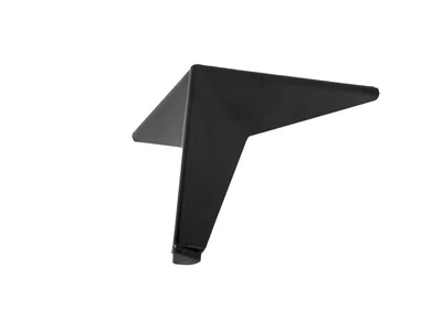 FÉM DESIGN LÁB 19555 DÖNTÖTT SZÖGLETES 130mm MATT FEKETE