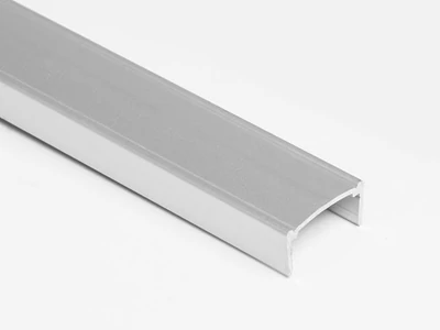 TOLÓAJTÓ BÚTORLAPHOZ ÉLPROFIL ´U´ 18mm, 3 m ALUMÍNIUM 10014611210