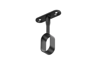 VÁLLFATARTÓ RÚD 12109.MB RÚDTARTÓ OVÁLIS RÚDHOZ FEKETE