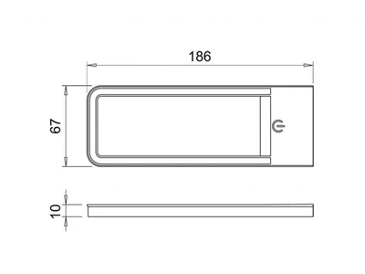 LED  VILÁGÍTÁS LINEO TDM 5W NW FEKETE