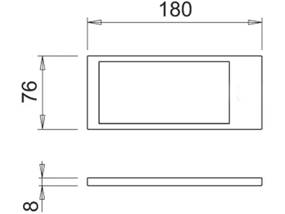 LED  VILÁGÍTÁS K-PAD SLAVE 5W NW FEKETE