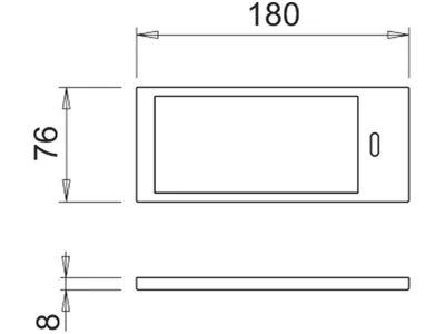LED  VILÁGÍTÁS K-PAD SDM 5W NW FEKETE
