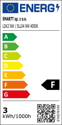 LED VILÁGÍTÁS LDK2ALNW NATURAL WHITE ALUMÍNIUM