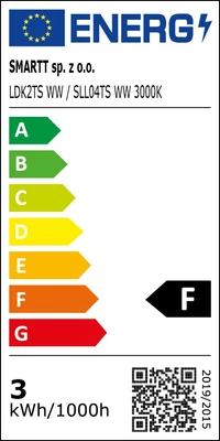 LED VILÁGÍTÁS LDK2 TS WARM WHITE ALUMÍNIUM