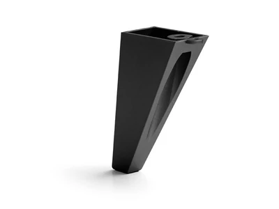 MŰANYAG DESIGN LÁB ART737 H=120mm FEKETE