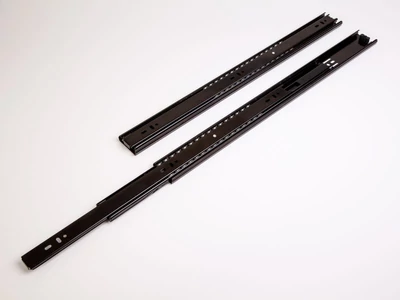 GOLYÓS FIÓKCSÚSZÓ HOME BOX HB45 X 45mm TELJESEN KIHÚZHATÓ 550mm TEHERB.:30kg FEKETE