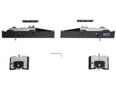 TOLÓAJTÓ BÚTORLAPHOZ NOVA CPX1000 GÖRGŐ SZETT CSILLAPÍTÓVAL FEHÉR-FEKETE