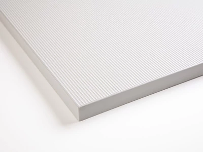 PET SZUPERMATT EVO+ 0038 OP 3D BORDÁZOTT VILÁGOSSZÜRKE 2800x1220x19mm