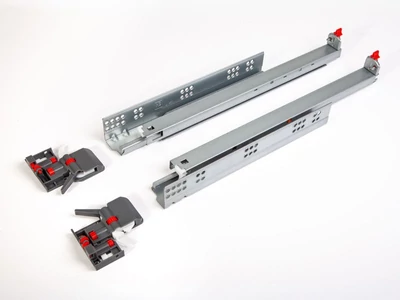 REJTETT FIÓKCSÚSZÓ HOME BOX HB-RCS5D 450mm TELJESEN KIHÚZHATÓ CSILLAPÍTOTT TEHERB.:40kg ACÉL