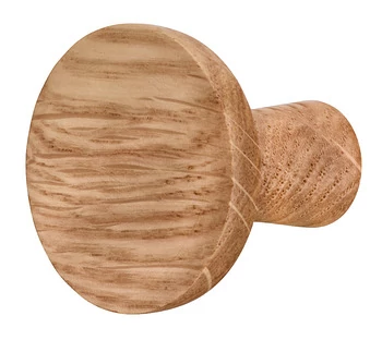 106.71.540 Häfele Déco H2570 Fogantyú Gomb Fából Natúr Tölgy Lakk