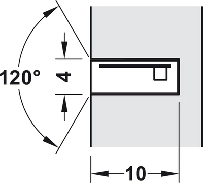 833.75.262 Hafele LOOX 5 LED 3199 szalag 24V-os 9,6W 4000K 3fm 