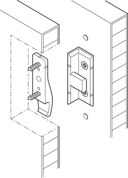 262.51.380 Häfele Pacofix DF Panelrögzítő